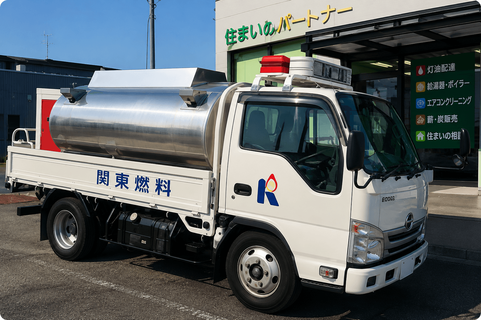 灯油配達のイメージ